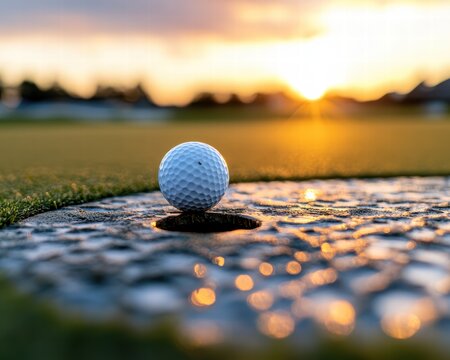 Evening Glow on the Green