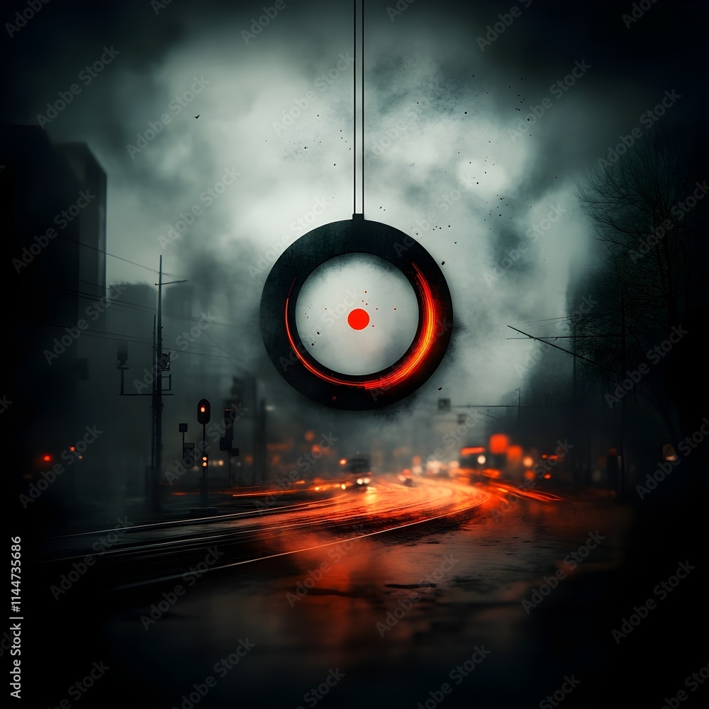 Poster resonant abstract soundscapes of cascading frequencies hypnotic oscillations and synesthetic experie