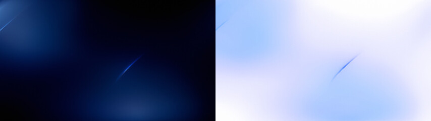 Dark blue light leak with a faint streak overlay on transparent background for a mysterious look.  Black and Transparent PNG for overlay effect.