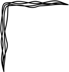 Corner doodle simple