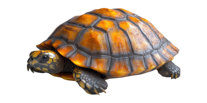 Tortoise isolated on transparent background