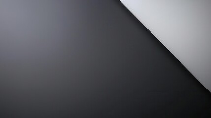 Bold fadeout gradient from deep black to charcoal gray, creating a sleek and modern look