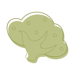 One bush color. Clip art for your projects.