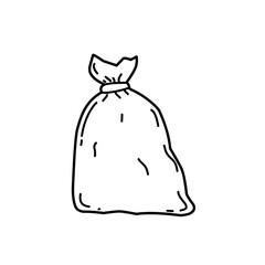 Doodle Plastic Bag 
