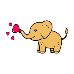elephant with heart