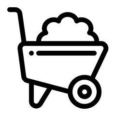 Wheelbarrow icon