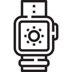 Smartwatch Line Icon