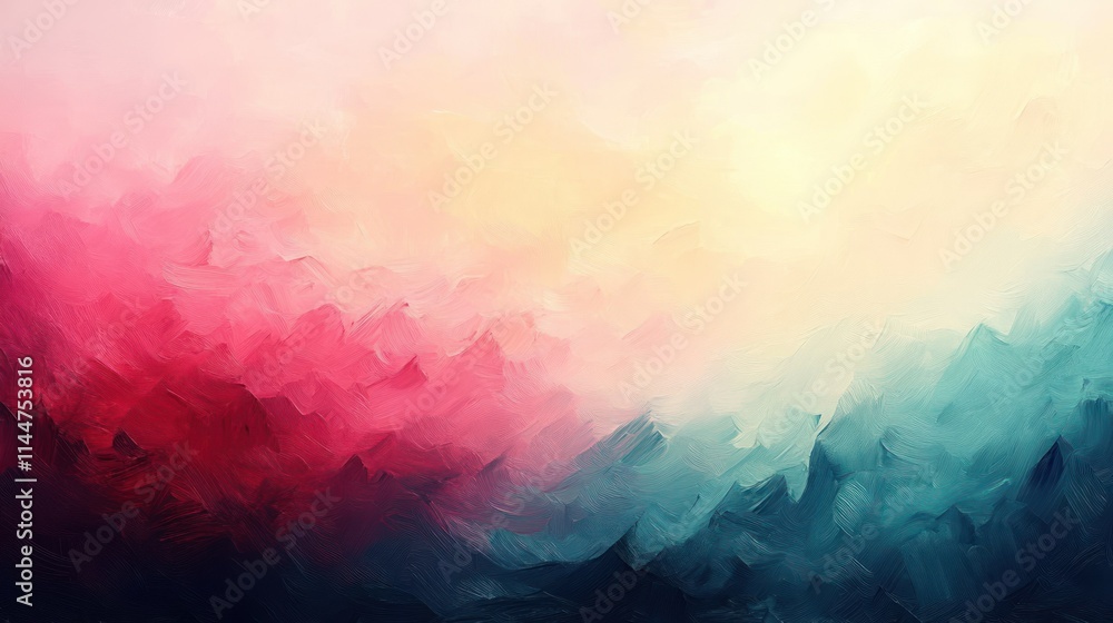 Poster abstract gradient artwork with soft colors and texture.