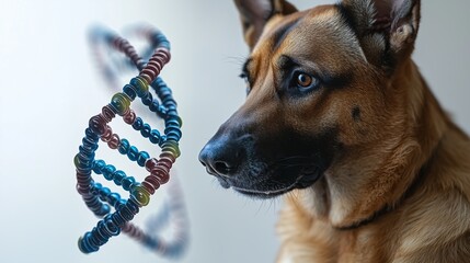 Malinois Genetic Art