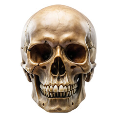Obraz premium human skull isolated on white