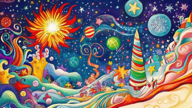 This sentence aims to capture the essence of the image while keeping it concise and within the character limit