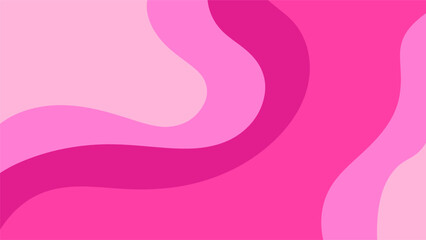 Pink Wavy Abstract Background, Trendy Psychedelic Retro Style Design. 