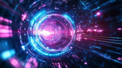 Obraz premium Futuristic Festivities Background Concept