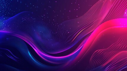 Futuristic Festivities Background Concept