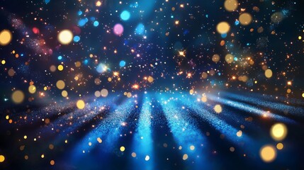 Futuristic Festivities Background Concept