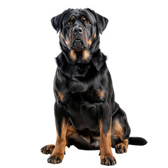 Obraz premium Majestic Rottweiler Portrait 