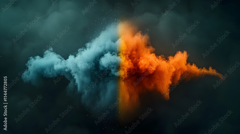 Poster detailed and digital art of a spectrogram showcasing the frequency content of a natural sound such a