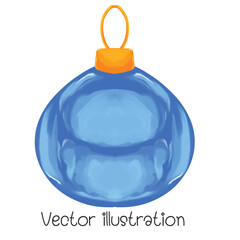Christmas lights, decorative vector illustration