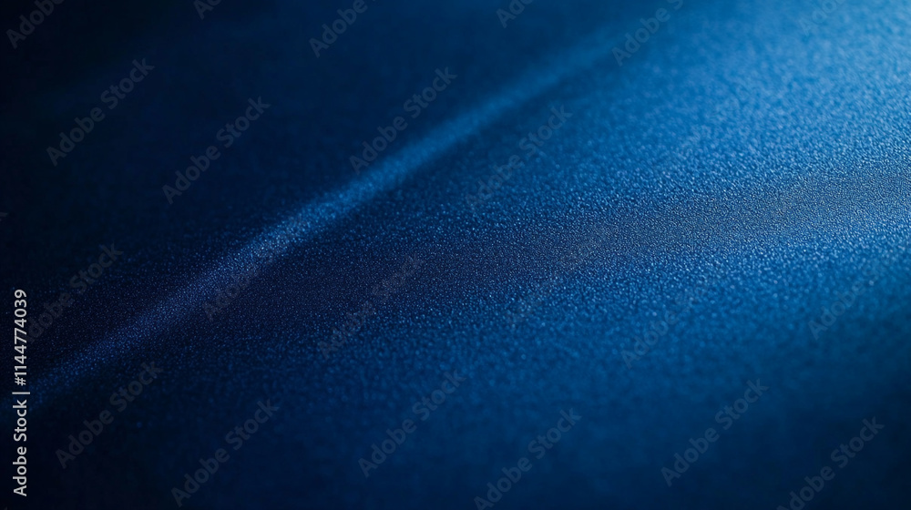 Poster textured blue surface with subtle light reflections showcasing depth and shadow effects in a creativ