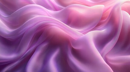 Obraz premium Soft Lavender Fabric with Gentle Folds