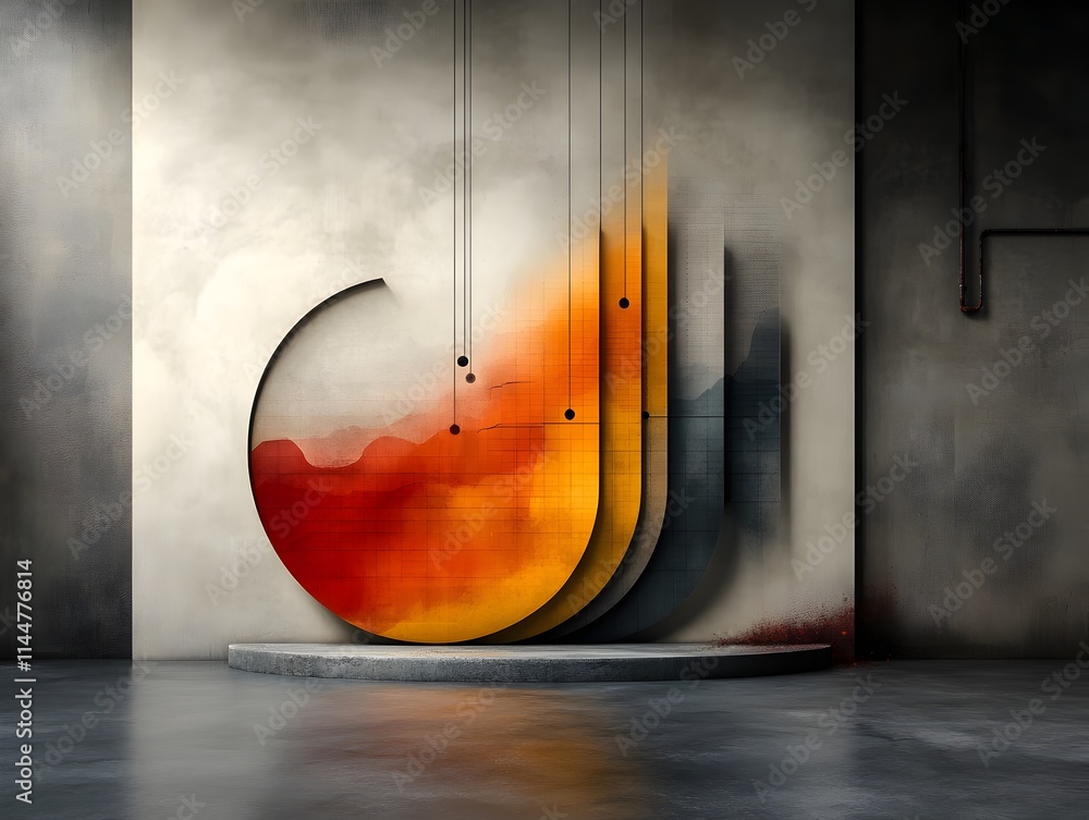Poster vibrant and dynamic digital painting visualizing the nuances and complexity of human speech through 