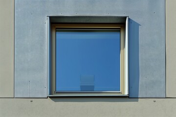 Fototapeta premium room with a square sleek window