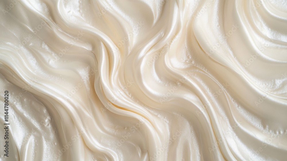 Poster creamy texture creates an elegant visual of smooth, flowing patterns for aesthetic inspiration in de