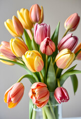 Naklejka premium bunch of tulips