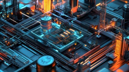 electronic circuit board with processor