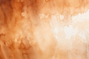Fototapeta premium Brown background. Abstract brown watercolor background
