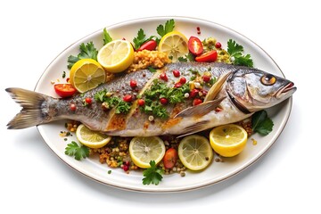 fish with vegetables