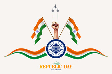 Happy Republic Day,  Banner, Indian Air Force