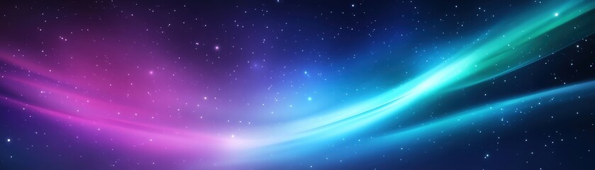 A vibrant, cosmic swirl of colors creates a mesmerizing abstract background.