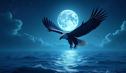 Fototapeta premium eagle in the sky