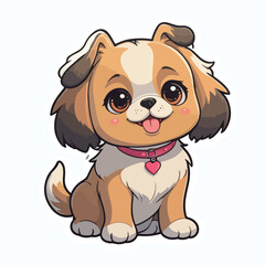 Dog sticker icon