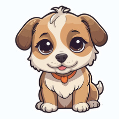 Dog sticker icon