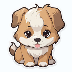 Dog sticker icon