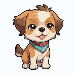 Dog sticker icon