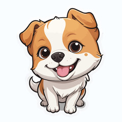 Dog sticker icon