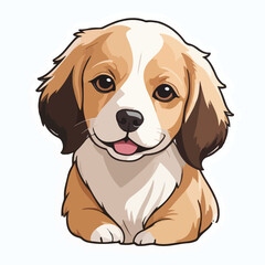 Dog sticker icon