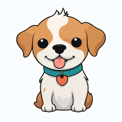 Dog sticker icon