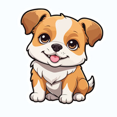 Dog sticker icon