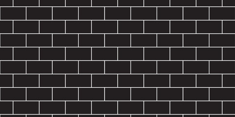 Abstract black wall brick floor and construction, exterior home, kitchen background with squares texture.