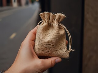 sack on a white background