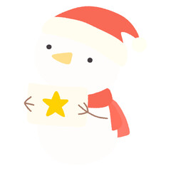 cute kawaii Christmas cartoon