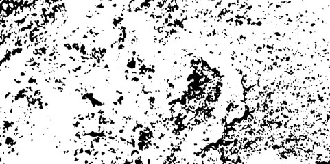 Distress urban overlay spotted concrete grain surface grainy noise rust wall grunge black splatter and white background. damaged chalk crack rough ink wall texture.
