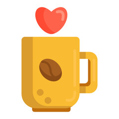 Coffee shop related item multi colored icon pack