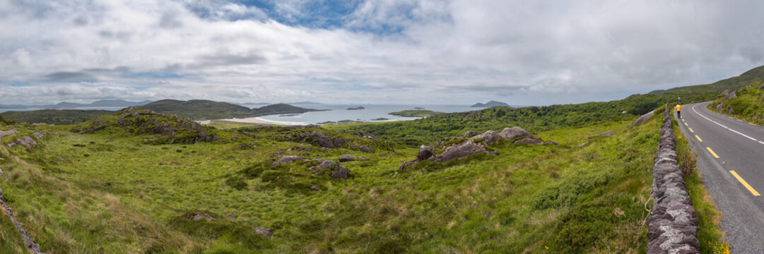 Irland Panorama - Landschaft auf der Iveragh Halbinsel