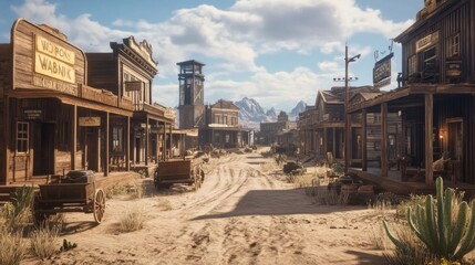 cowboy town