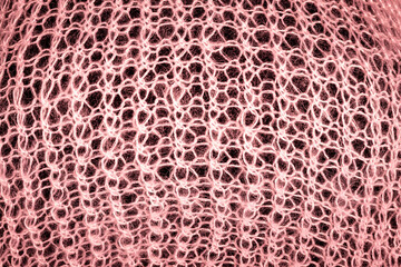 Background with a pattern of knitting thread pattern large
